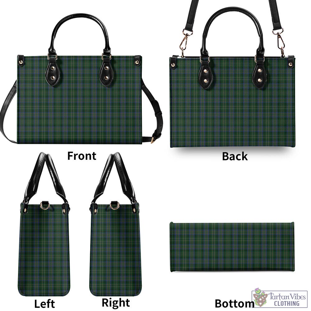 Tartan Vibes Clothing Scott Hunting Tartan Luxury Leather Handbags