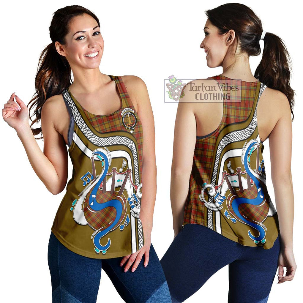 Scrymgeour Tartan Women's Racerback Tanks with Epic Bagpipe Style 4XL - Tartanvibesclothing Shop