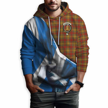 Scrymgeour Tartan Hoodie with Family Crest Scotland Patriotic Style