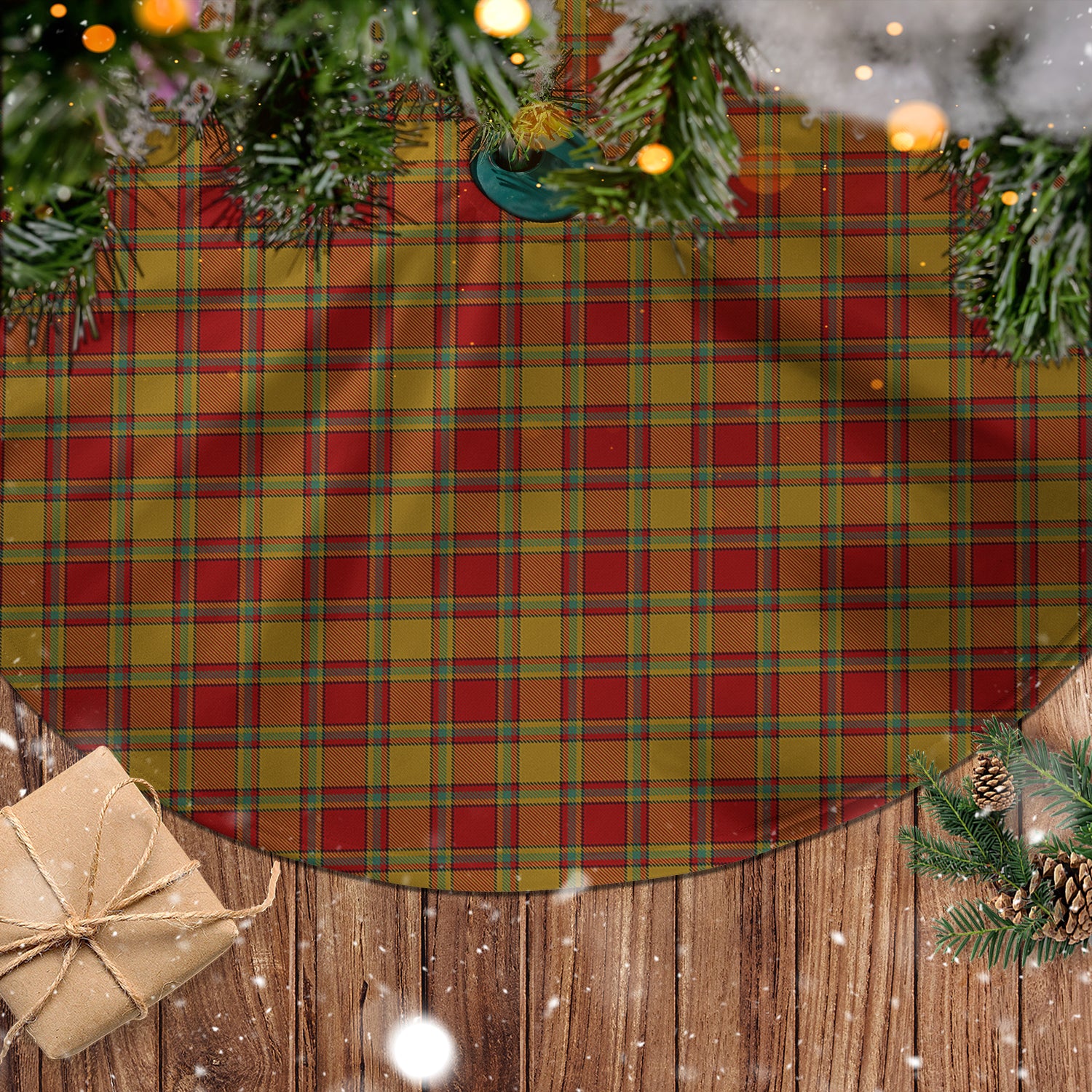 Scrymgeour Tartan Christmas Tree Skirt - Tartanvibesclothing