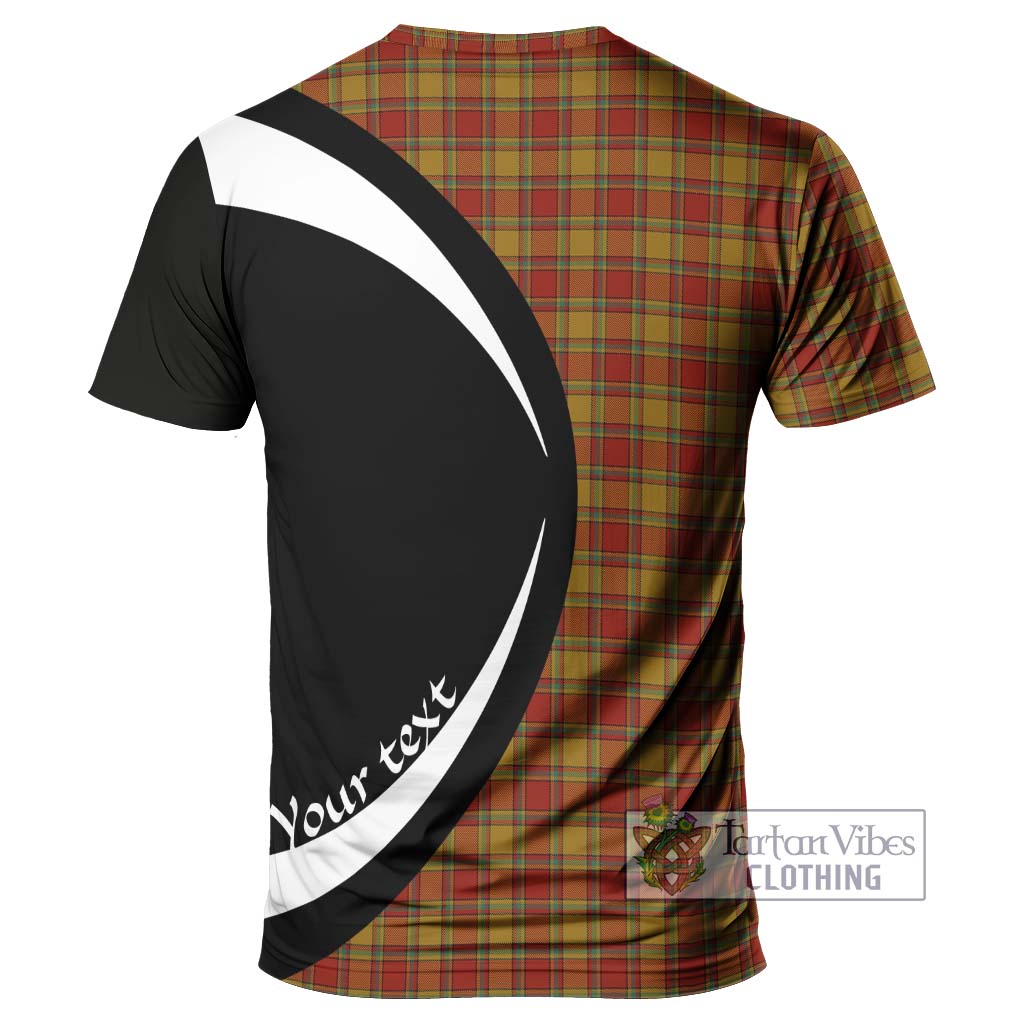 Tartan Vibes Clothing Scrymgeour Tartan T-Shirt with Family Crest Circle Style