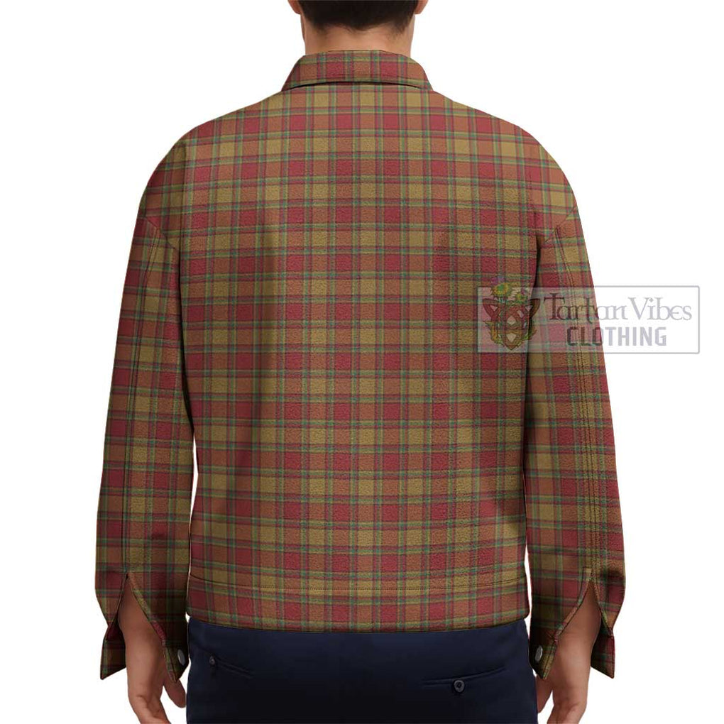 Scrymgeour Tartan Unisex Lapel Cotton Jacket - Tartan Vibes Clothing