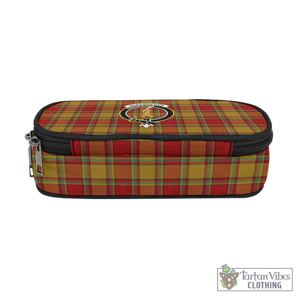 Tartan Vibes Clothing Scrymgeour Tartan Pen and Pencil Case with Family Crest