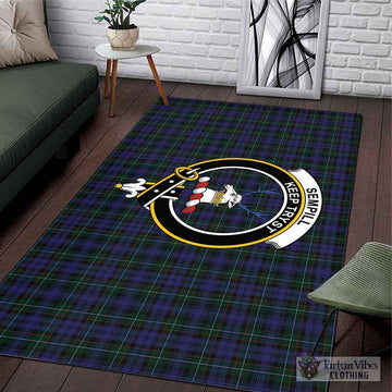 Sempill (Semple) Tartan Area Rug with Family Crest