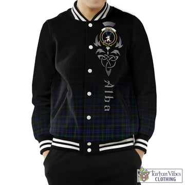 Sempill (Semple) Tartan Baseball Jacket Featuring Alba Gu Brath Family Crest Celtic Inspired