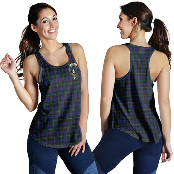 Sempill (Semple) Tartan Women Racerback Tanks with Family Crest