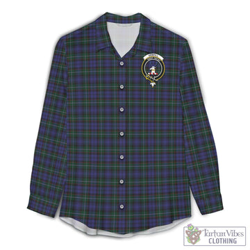 Sempill (Semple) Tartan Women's Casual Shirt with Family Crest