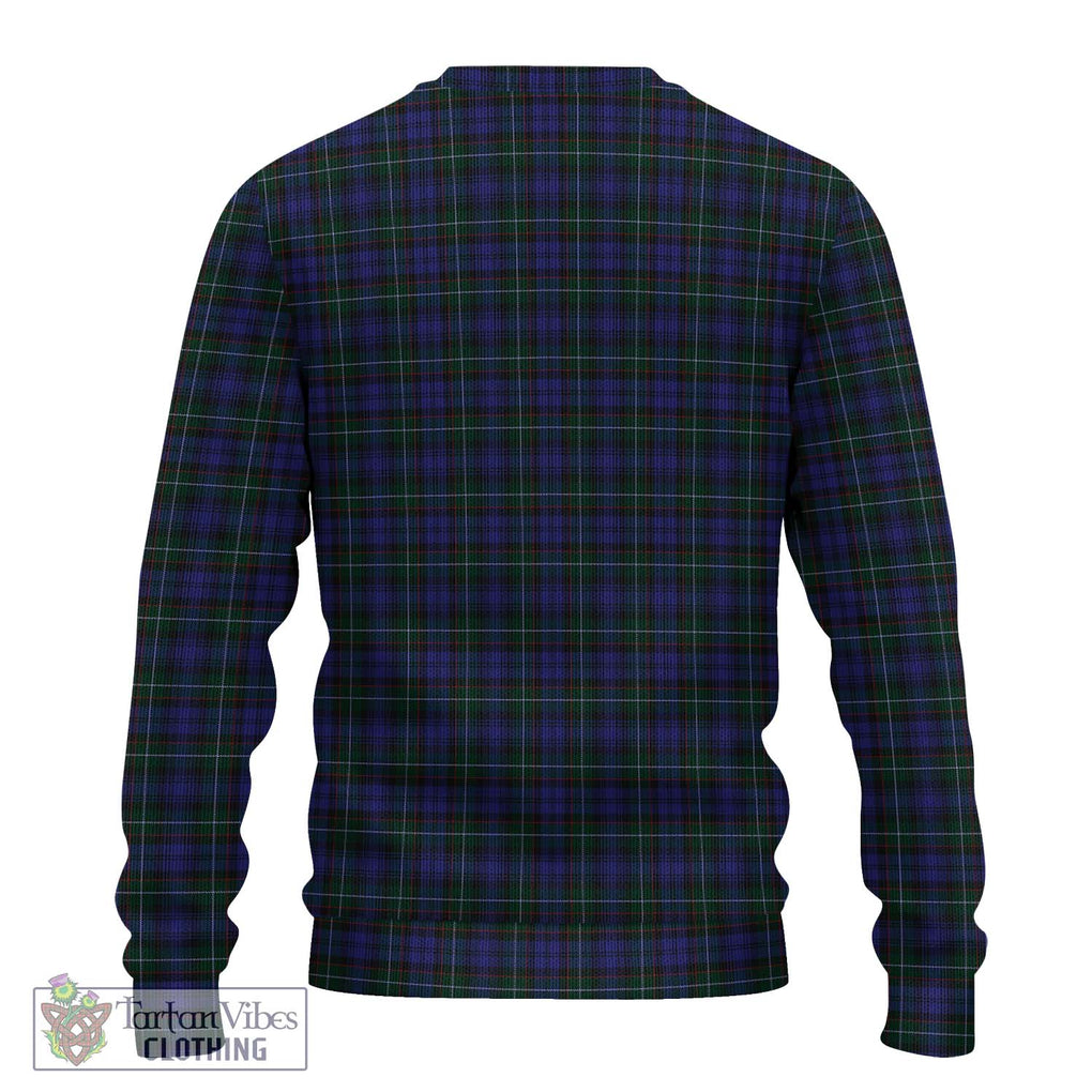 Sempill (Semple) Tartan Knitted Sweater with Family Crest DNA In Me Style - Tartanvibesclothing Shop