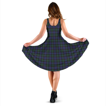 Sempill (Semple) Tartan Sleeveless Midi Womens Dress