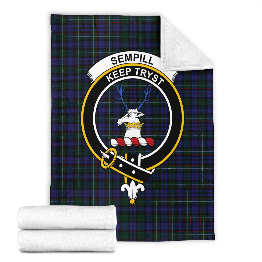 sempill-tartab-blanket-with-family-crest