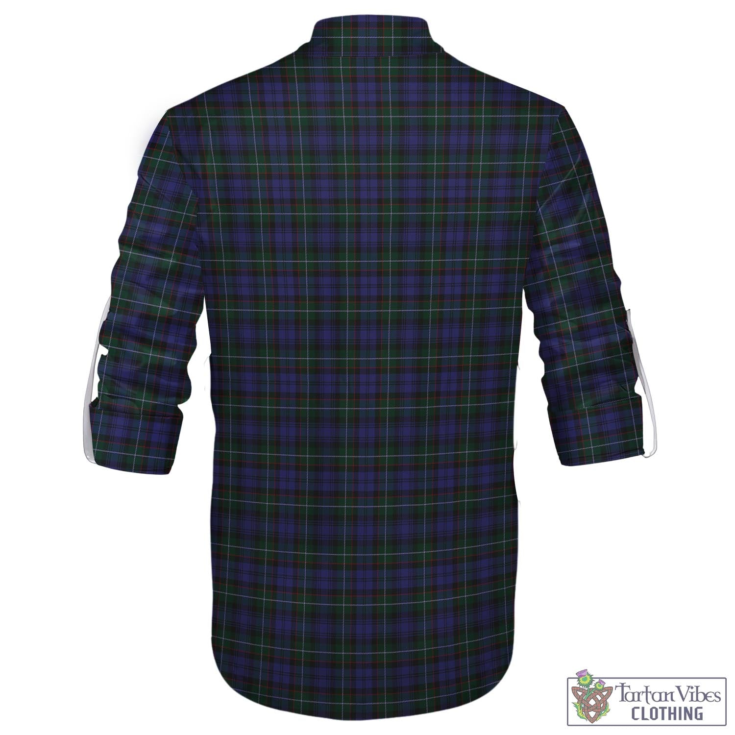 Sempill (Semple) Tartan Men's Scottish Traditional Jacobite Ghillie Kilt Shirt - Tartan Vibes Clothing