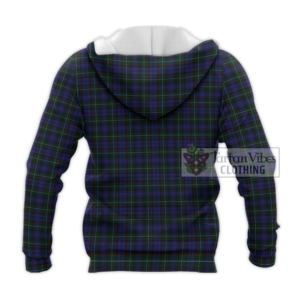 Sempill (Semple) Tartan Knitted Hoodie with Family Crest DNA In Me Style - Tartanvibesclothing Shop