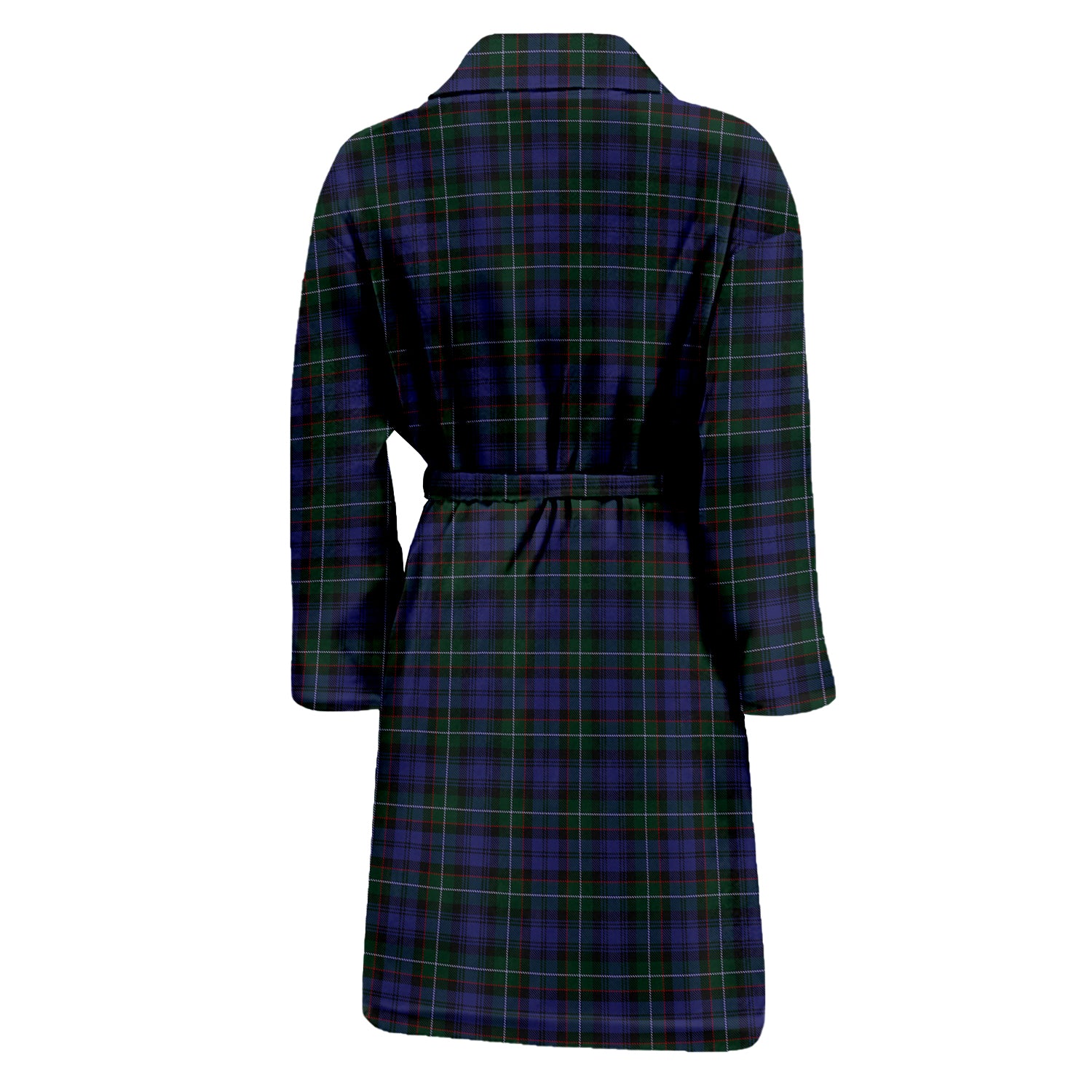 Sempill (Semple) Tartan Bathrobe with Family Crest - Tartan Vibes Clothing