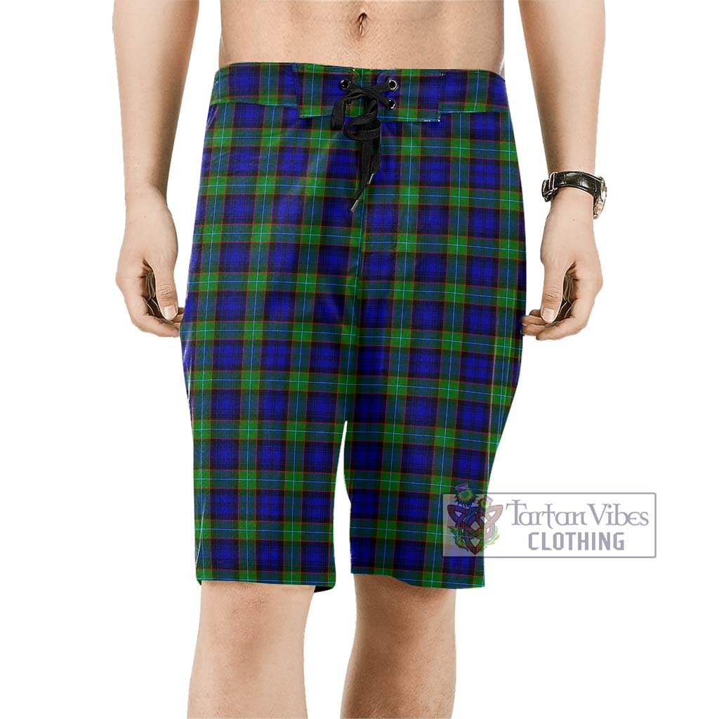 Sempill Modern Tartan Men's Board Shorts Men - Tartan Vibes Clothing