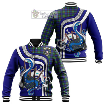 Sempill Modern Tartan Baseball Jacket with Epic Bagpipe Style