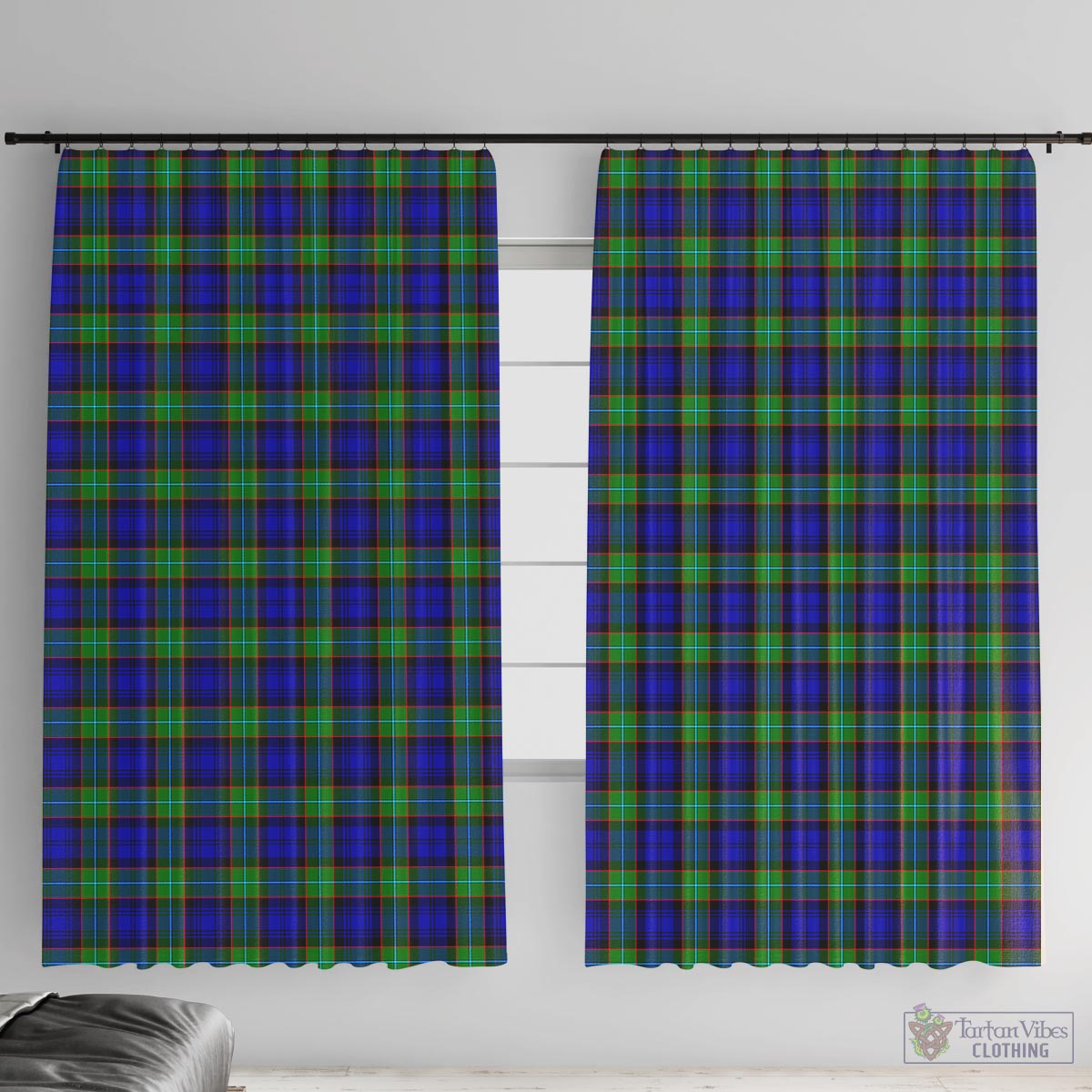 Sempill Modern Tartan Window Curtain