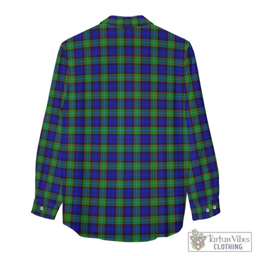 Sempill Modern Tartan Women's Casual Shirt with Family Crest