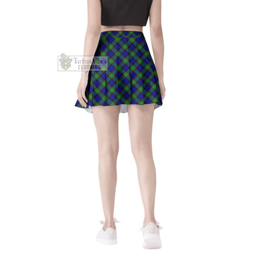 Sempill Modern Tartan Women's Plated Mini Skirt