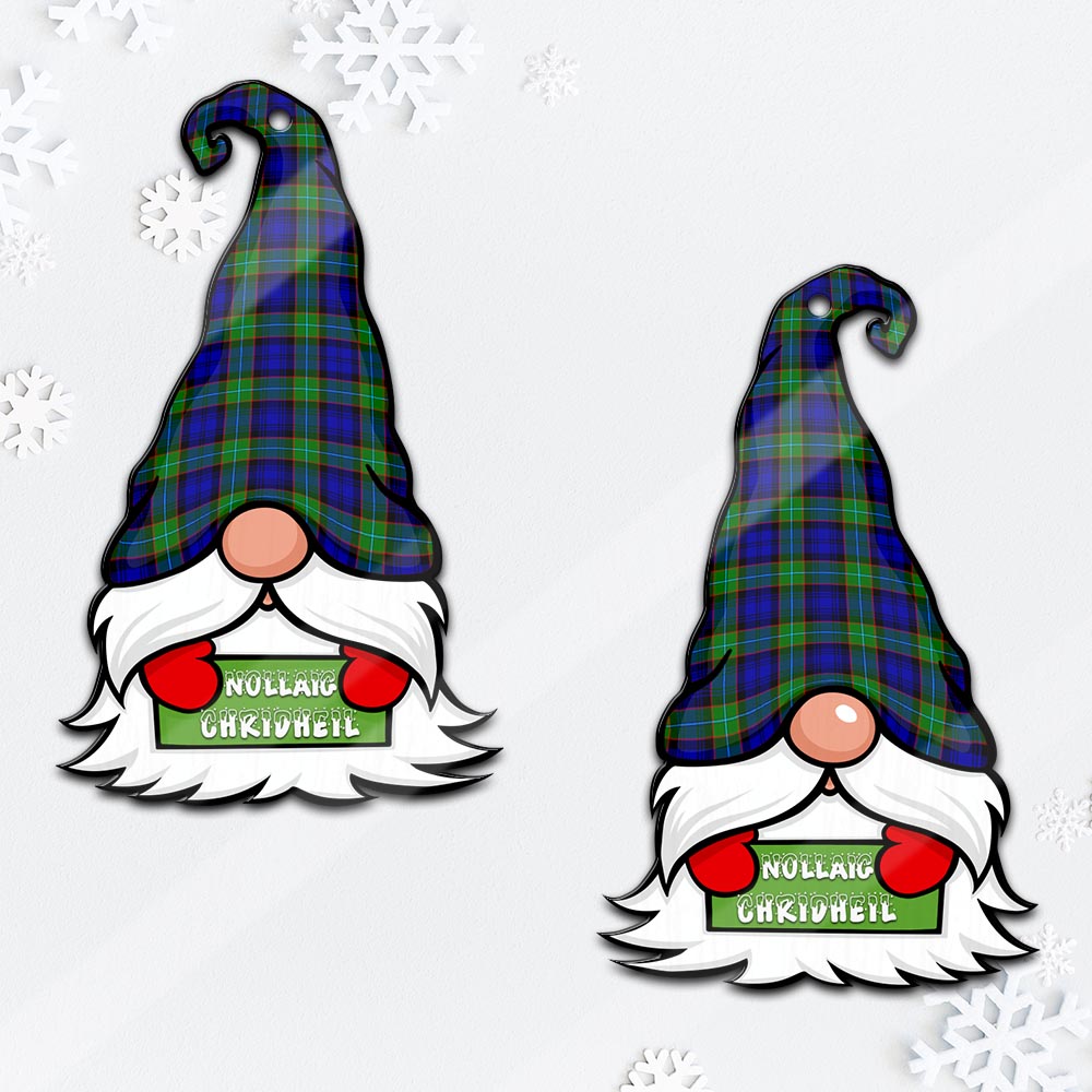 Sempill Modern Gnome Christmas Ornament with His Tartan Christmas Hat - Tartan Vibes Clothing