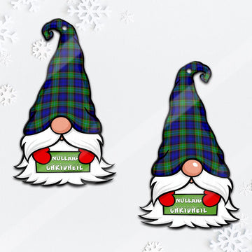 Sempill Modern Gnome Christmas Ornament with His Tartan Christmas Hat