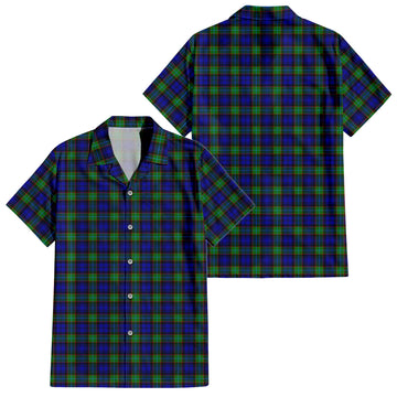 Sempill Modern Tartan Short Sleeve Button Down Shirt