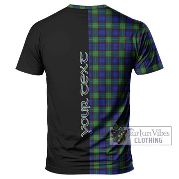 Sempill Modern Tartan T-Shirt with Family Crest and Half Of Me Style