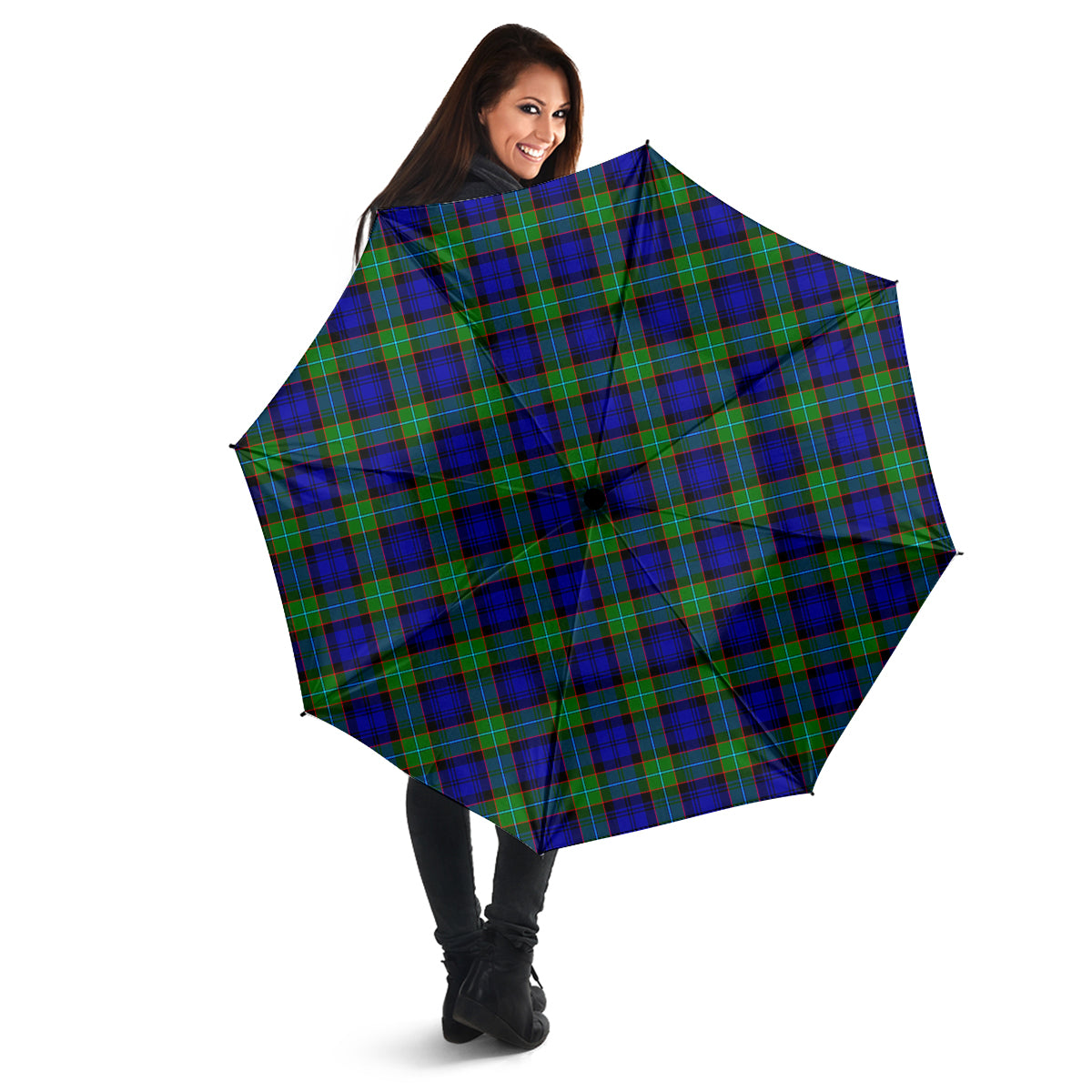 Sempill Modern Tartan Umbrella - Tartanvibesclothing