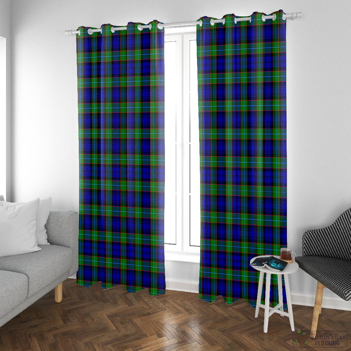 Sempill Modern Tartan Window Curtain