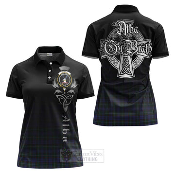 Sempill (Semple) Tartan Women's Polo Shirt Featuring Alba Gu Brath Family Crest Celtic Inspired