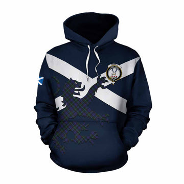 Sempill (Semple) Tartan Lion Rampant Cotton Hoodie Proudly Display Your Heritage with Alba Gu Brath and Clan Name