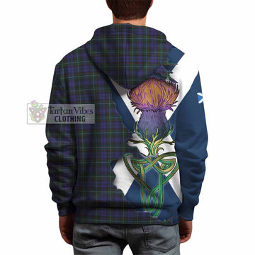 Sempill (Semple) Tartan Family Crest Hoodie Scottish Thistle Celtic Inspired - Tartan Vibes Clothing