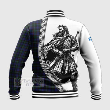 Sempill (Semple) Tartan Clan Crest Baseball Jacket with Highlander Warrior Celtic Style