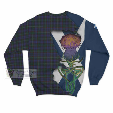 Sempill (Semple) Tartan Family Crest Sweatshirt Scottish Thistle Celtic Inspired - Tartan Vibes Clothing