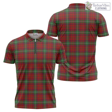 Seton Tartan Zipper Polo Shirt Unisex - Tartan Vibes Clothing