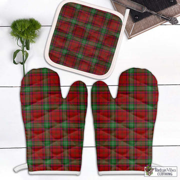 Seton Tartan Combo Oven Mitt & Pot-Holder White - Tartan Vibes Clothing