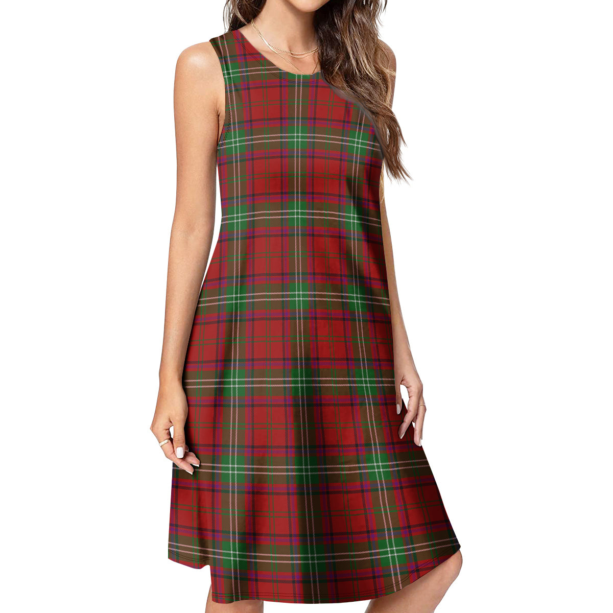 Seton Tartan Womens Casual Dresses 4XL - Tartan Vibes Clothing