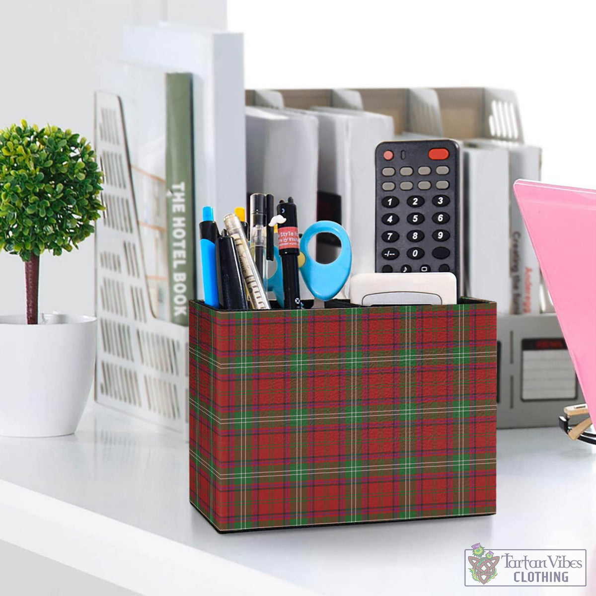 Seton Tartan Pen Holder One Size 5.9"(L)*2.7"(W)*4.3"(H) - Tartan Vibes Clothing