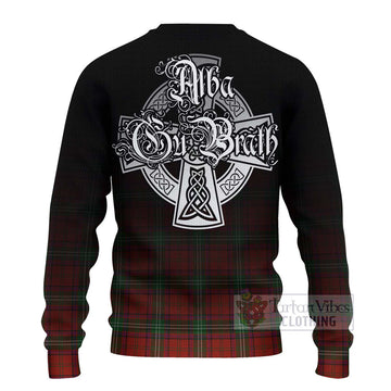 Seton Tartan Ugly Sweater Featuring Alba Gu Brath Family Crest Celtic Inspired - Tartan Vibes Clothing