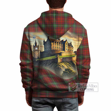 Seton Tartan Family Crest Hoodie with Scottish Ancient Castle Style - Tartan Vibes Clothing