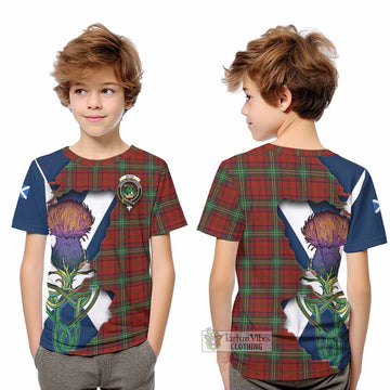 Seton Tartan Family Crest Kid T-Shirt Scottish Thistle Celtic Inspired - Tartan Vibes Clothing