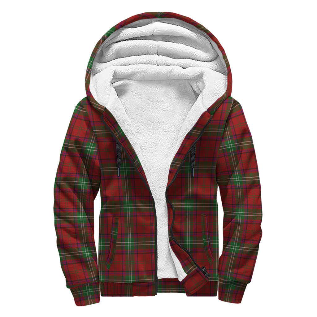 Seton Tartan Sherpa Hoodie with Family Crest - Tartan Vibes Clothing