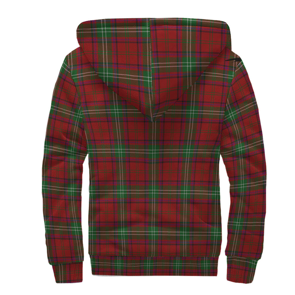 Seton Tartan Sherpa Hoodie with Family Crest - Tartan Vibes Clothing
