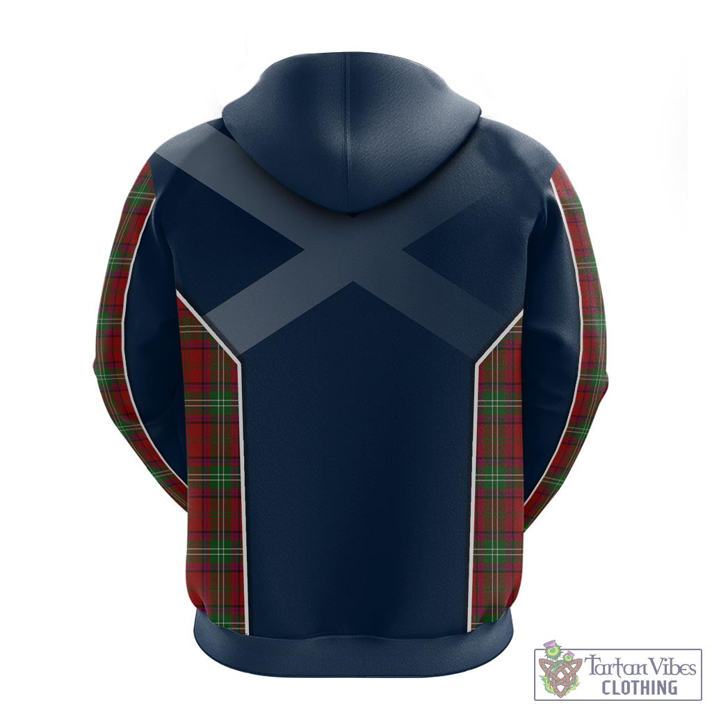 Tartan Vibes Clothing Seton Tartan Hoodie with Family Crest and Scottish Thistle Vibes Sport Style