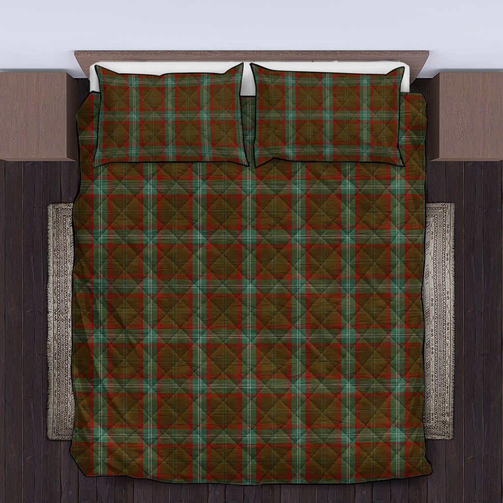 Seton Hunting Tartan Quilt Bed Set - Tartanvibesclothing Shop