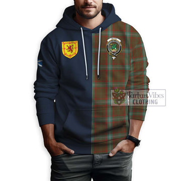 Seton Hunting Tartan Hoodie Alba with Scottish Lion Royal Arm Half Style