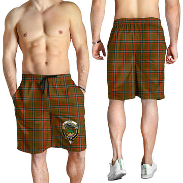 Seton Hunting Modern Tartan Mens Shorts with Family Crest