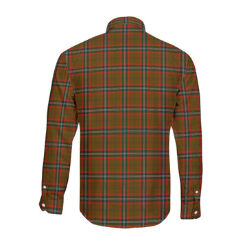 Seton Hunting Modern Tartan Long Sleeve Button Up Shirt with Family Crest