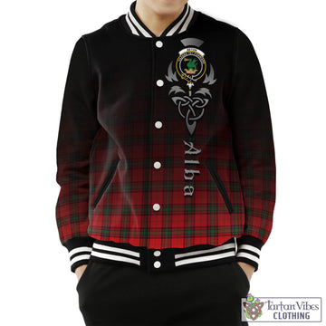 Seton Modern Tartan Baseball Jacket Featuring Alba Gu Brath Family Crest Celtic Inspired