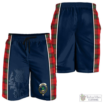 Seton Modern Tartan Men's Shorts with Family Crest and Scottish Thistle Vibes Sport Style