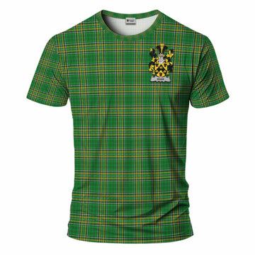 Shaw Irish Clan Tartan T-Shirt with Family Seal Kid's Shirt - Tartan Vibes Clothing